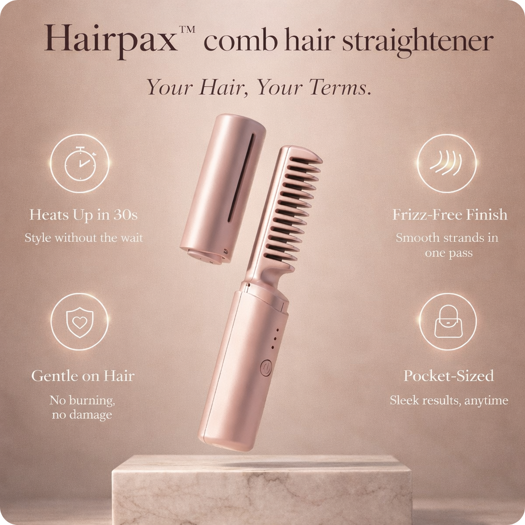 Hairpax cordless mini hair straightener 